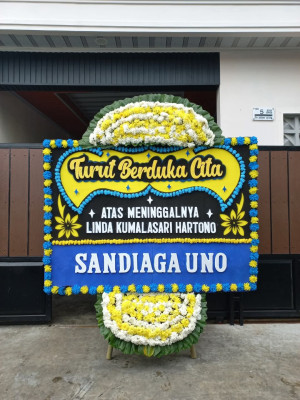 Papan Bunga Duka di Loceret